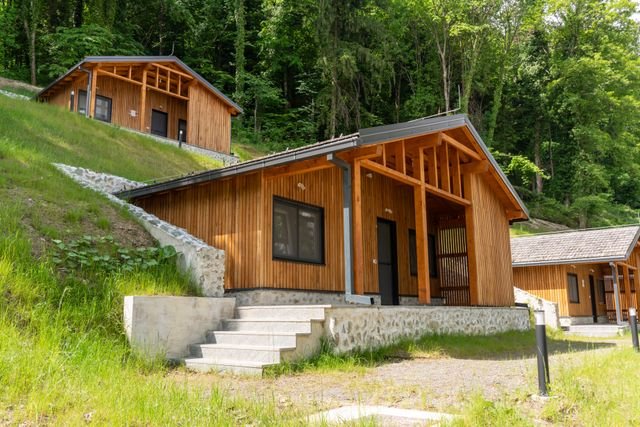 Ejemplo de casa prefabricada de Madera